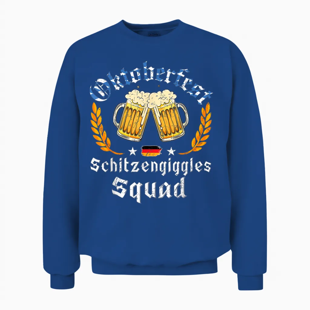 Oktoberfest Squad Bavarian Festival Munich Beer Men Women Unisex Sweatshirt in Royal
