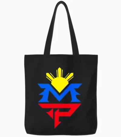 Manny Pacquiao Tote Bags - Black
