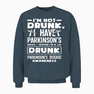 Parkinsons Disease Parkinson's Awareness Unisex Sweatshirt - Dark Heather
