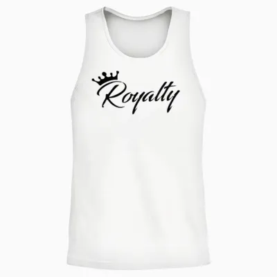 Royalty Unisex Tank Top - White