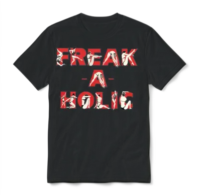 Freak a Holic Unisex T-Shirt - Black