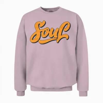 Soul Retro Unisex Sweatshirt - Light Pink