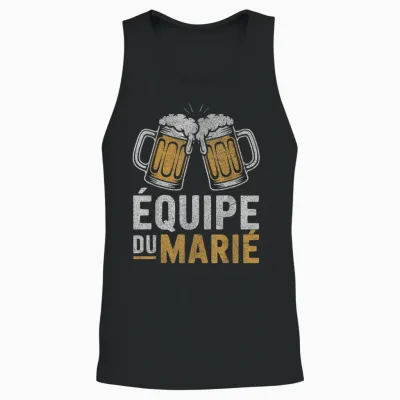 Team Groom Gift Evg Perfect for Future Wedding Unisex Tank Top - Black