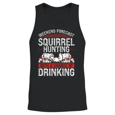 Squirrel Hunting Team Squirrel Removal Technician Unisex Tank Top - Black