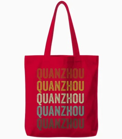 Quanzhou China Retro Vintage Tote Bags - Red