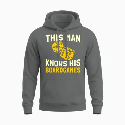 Board Games Unisex Hoodie - Graphite Heather