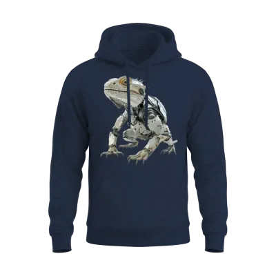 Bearded Dragon Unisex Hoodie - Navy
