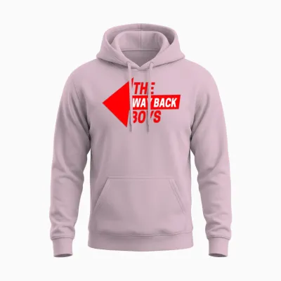 The Way Back Boys on White Unisex Hoodie - Light Pink