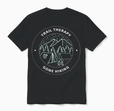 Hiking Apparel Unisex T-Shirt - Black