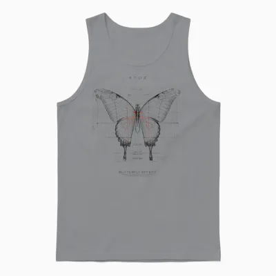 Butterfly Effect T-Shirt, Black Unisex Tank Top - Sport Grey