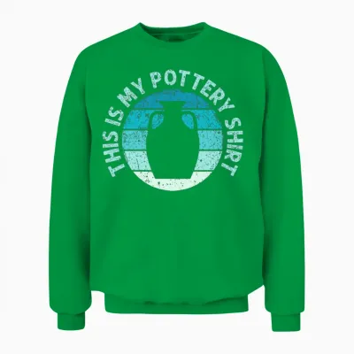 Pottery Funny Unisex Sweatshirt - Irish Green