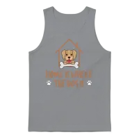 Dog- Home Is Where the Dog Is Unisex Tank Top - Sport Grey – 1