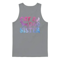 Cat Owner Cat Lover Dog Owner Dog Lover Cat & Dog Unisex Tank Top - Sport Grey – 1