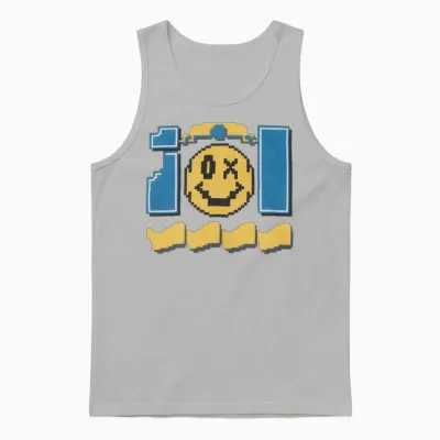 Retro 90s Unisex Tank Top - Ash