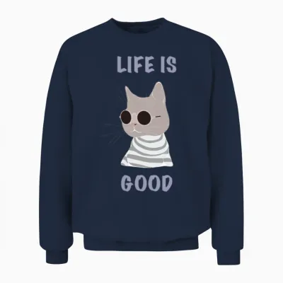 Funny Pictures Unisex Sweatshirt - Navy