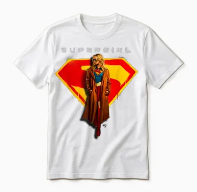 Supergirl 2026 Hanging Around Unisex T-Shirt - White