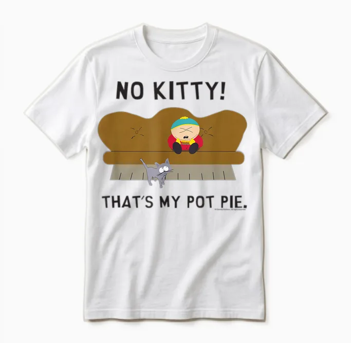 South Park Cartman My Pot Pie Unisex T-Shirt in White