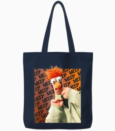 The Muppets Beaker Tote Bags - Navy