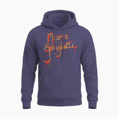 Mom's Spaghetti Unisex Hoodie - Heather Sport Dark Navy