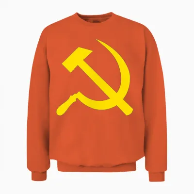 Hammer Und Sichel Unisex Sweatshirt - Orange