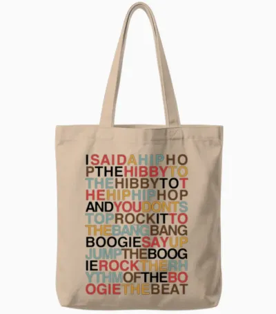 Rapper S Delight Sugarhill Gang Tote Bags - Natural