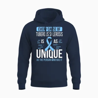 Tuberous Sclerosis Complex Tsc Month Day Warrior Unisex Hoodie - Navy