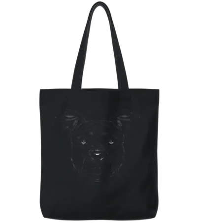 Dog Dogs Dog Lovers Dog Owners American Tote Bags - Black