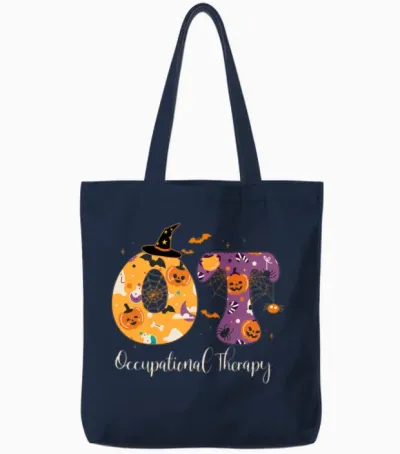 Pediatric Occupational Therapy Pediatric Physical Tote Bags - Navy