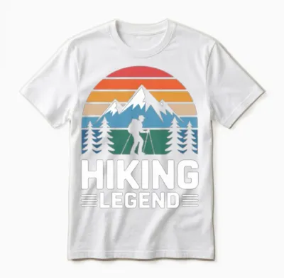 Hiking Lover Unisex T-Shirt - White