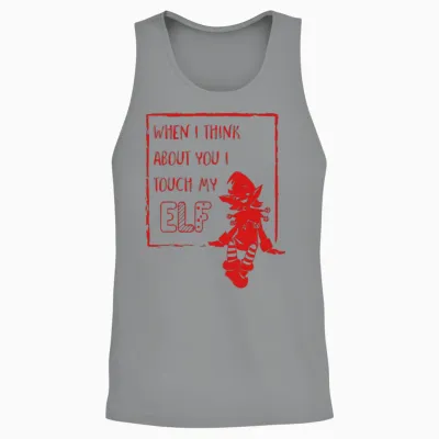 I Touch My Elf Unisex Tank Top - Sport Grey
