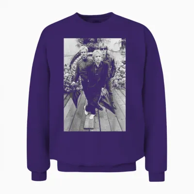 Photo of the Promotional Group the Police Synchronicity, 1983 Unisex Sweatshirt - Purple