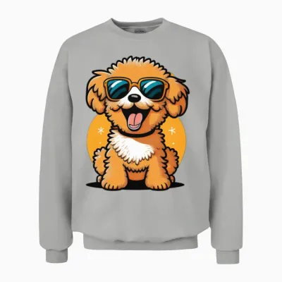 Dog Unisex Sweatshirt - Ash