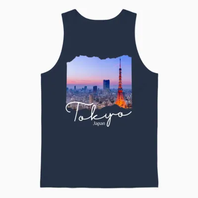 Japan Tokyo Souvenir/tokyo Unisex Tank Top - Navy