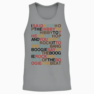 Rapper S Delight Sugarhill Gang Unisex Tank Top - Sport Grey