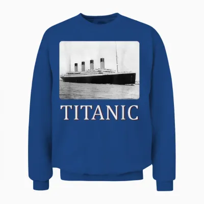Titanic 1912 Vintage Titanic Expert Titanic Jungen Mädchen Unisex Sweatshirt - Royal