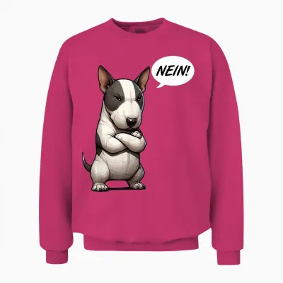 Nein Miniatur Bullterrier Bullterrierfan Bullterrierhalter Unisex Sweatshirt - Heliconia