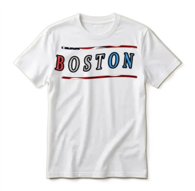 Boston Unisex T-Shirt - White