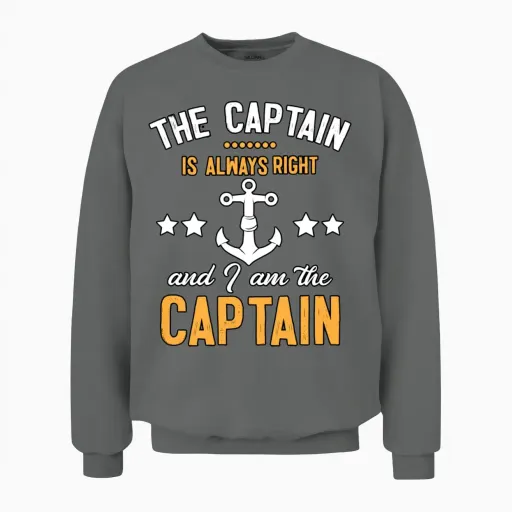 Boating Gifts for Dad Boating Gift for Boat Owner Unisex Sweatshirt in Graphite Heather