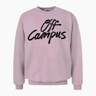 Außerhalb Des Campus - Logo Unisex Sweatshirt - Light Pink