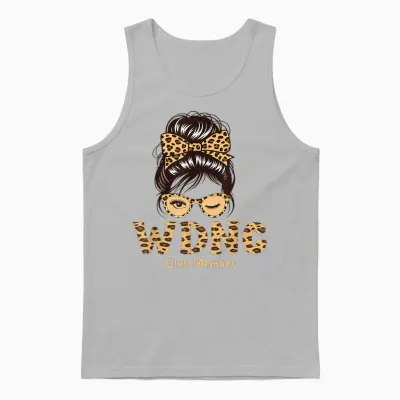 Wdnc We Do Not Care Club Sarcastic Funny Quote Secret Unisex Tank Top - Ash