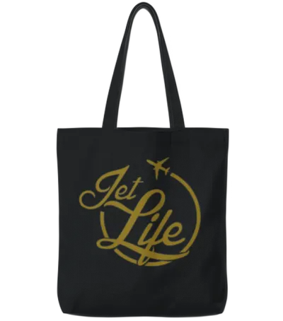 Jet Life Jetlife Tote Bags - Black