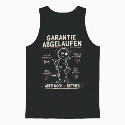 Aua Au älter Werden Alter Mann Alte Frau Lustig Geburtstag Unisex Tank Top - Black