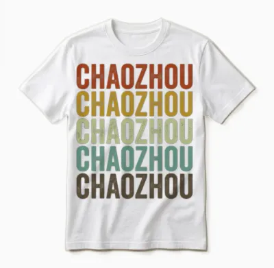 Chaozhou China Retro Vintage Unisex T-Shirt - White