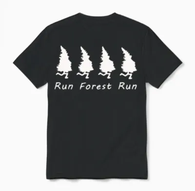 Run Shirt Funny Unisex T-Shirt - Black
