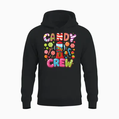 Candy Crew Candy Costume Women Candy Land Kids Sweetie Unisex Hoodie - Black