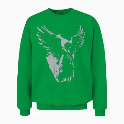 Angel with Wings Unisex Sweatshirt - Irish Green