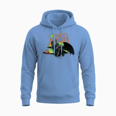 No Sacrifice How to Train Your Dragon Movie 2025 Unisex Hoodie - Carolina Blue