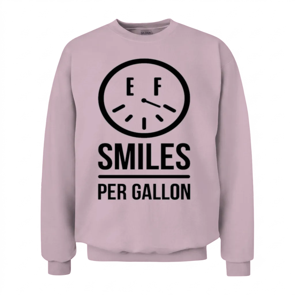 Dude in Blue Smiles Women's T-Shirts Unisex Sweatshirt - Light Pink