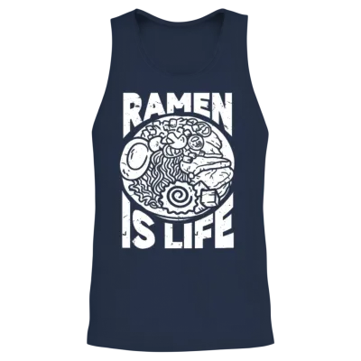Ramen Lover Japanese Noodle Soup Ramen Unisex Tank Top - Navy