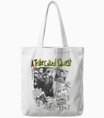 Eine Tribe Called Quest Band-Collage Tote Bags - White